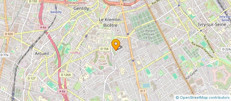 localisation de l'entreprise MONSIEUR LARBI LAIDOUNI  LE KREMLIN-BICETRE