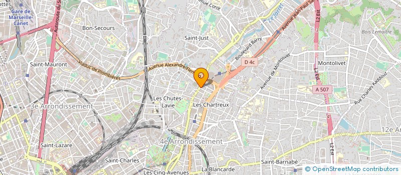 localisation de l'entreprise MONSIEUR LARBI LAMDARHRI à MARSEILLE