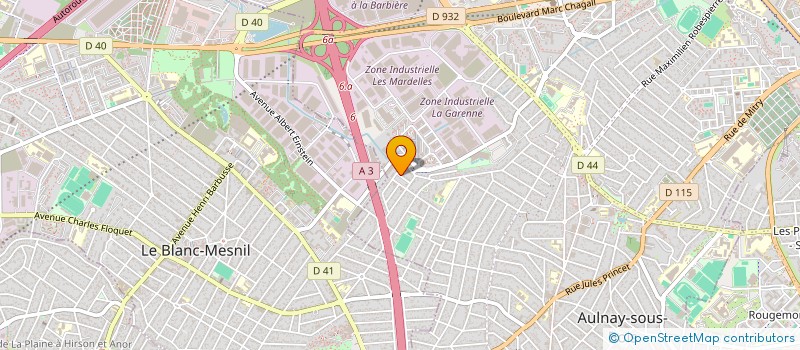 localisation de l'entreprise MONSIEUR LARBI MANKOURI à AULNAY-SOUS-BOIS