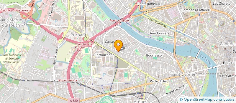 localisation de l'entreprise MONSIEUR LARBI MEKRARBECH  TOULOUSE