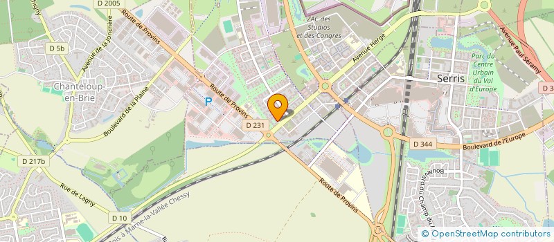 localisation de l'entreprise MONSIEUR LARBI MERSALI  MONTEVRAIN