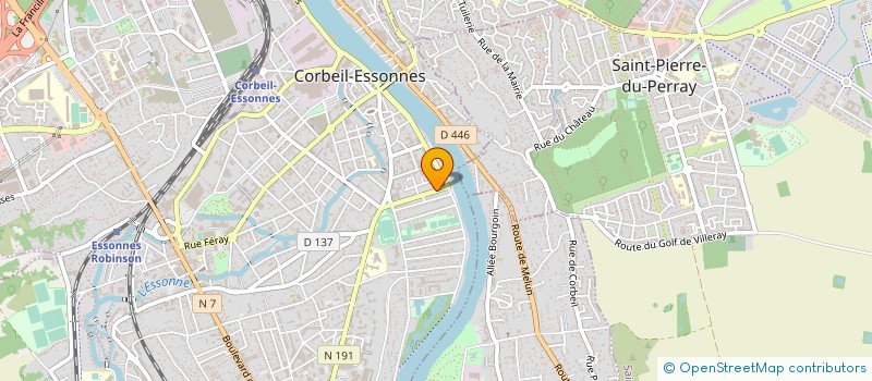 localisation de l'entreprise MONSIEUR LARBI MOHAMADI à CORBEIL-ESSONNES
