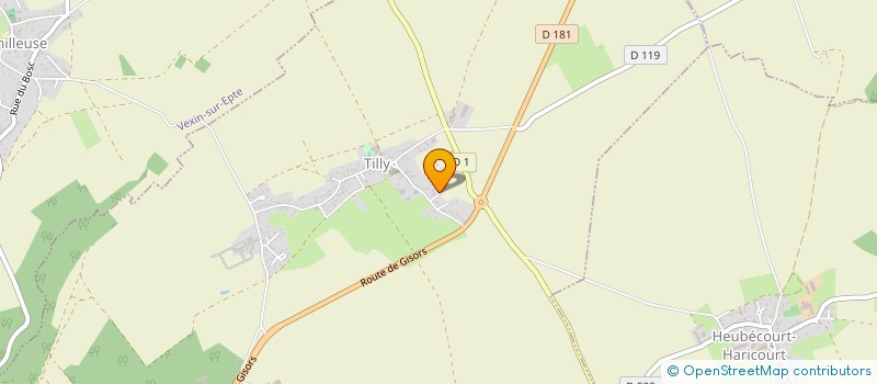 localisation de l'entreprise MONSIEUR LARBI NAZIL  TILLY