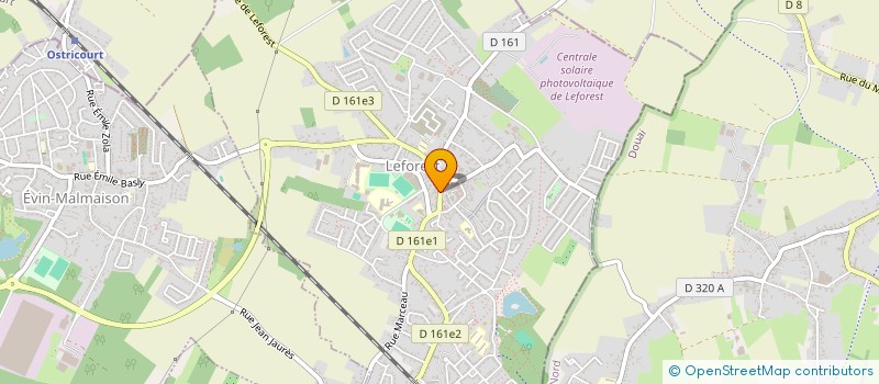 localisation de l'entreprise MONSIEUR LARBI ROUIGUEB  LEFOREST