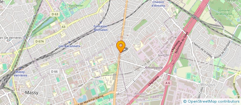 localisation de l'entreprise MONSIEUR LARBI SAADI à ANTONY