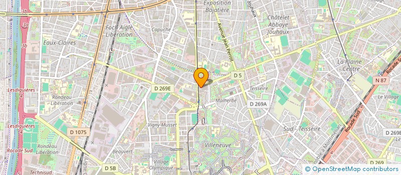 localisation de l'entreprise MONSIEUR LARBI SBA  GRENOBLE