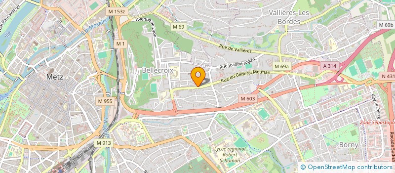 localisation de l'entreprise MONSIEUR LARBI SI ABDALLAH  METZ