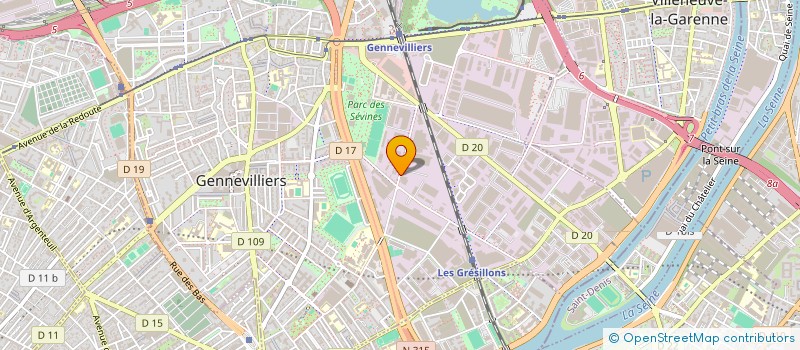 localisation de l'entreprise MONSIEUR LARBI TAIAMANI à GENNEVILLIERS