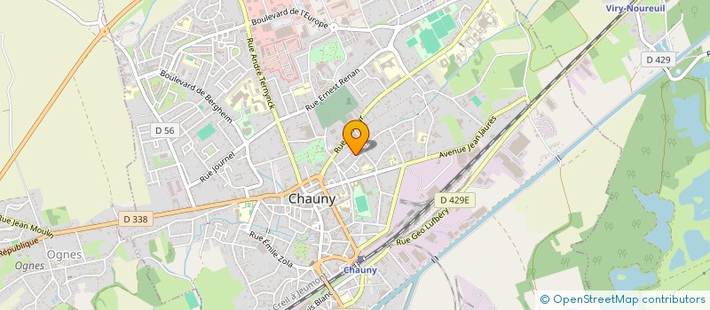 localisation de l'entreprise MONSIEUR LARBI ZAIDI à CHAUNY