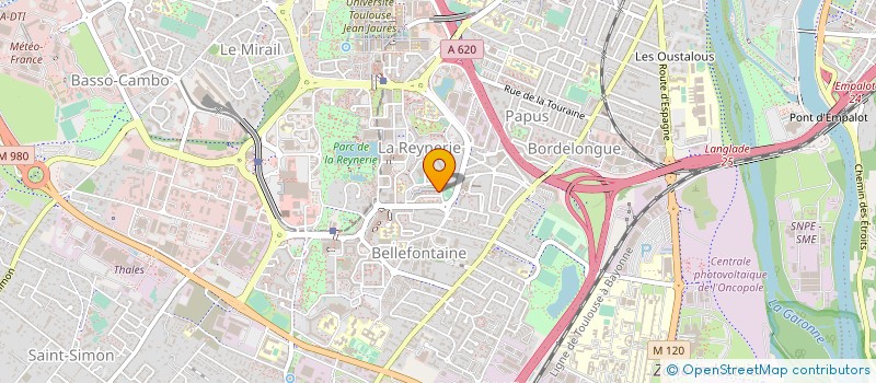 localisation de l'entreprise MONSIEUR LAREDJ BOURAS  TOULOUSE