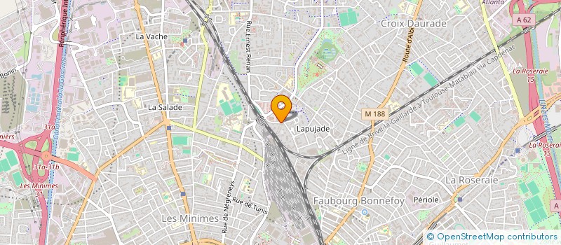 localisation de l'entreprise MONSIEUR LARIBI GHALAMALLAH  TOULOUSE