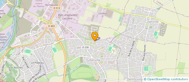 localisation de l'entreprise MONSIEUR LARIK GINANO  GIBERVILLE