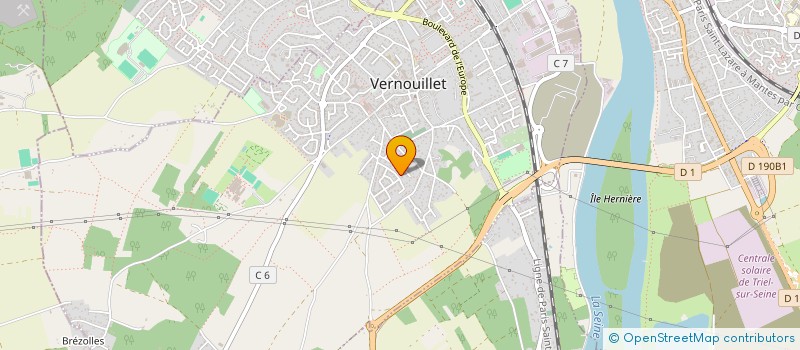 localisation de l'entreprise MONSIEUR LAROUI CHERRARA à VERNOUILLET