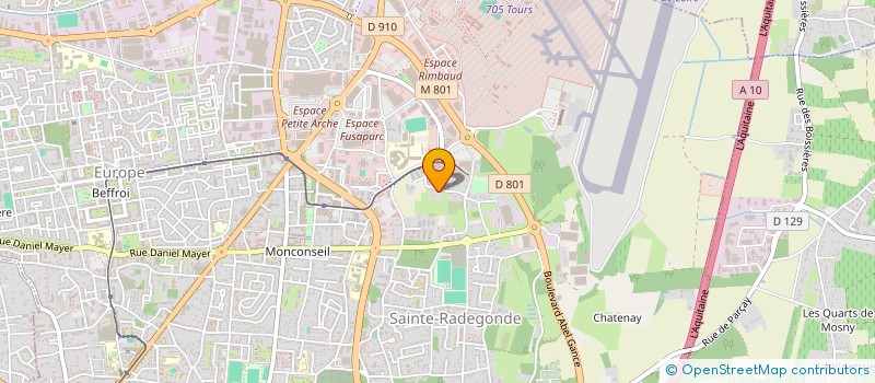 localisation de l'entreprise MONSIEUR LARRY BARUCH  TOURS