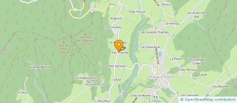 localisation de l'entreprise MONSIEUR LARRY BURGAUD  HABERE-POCHE