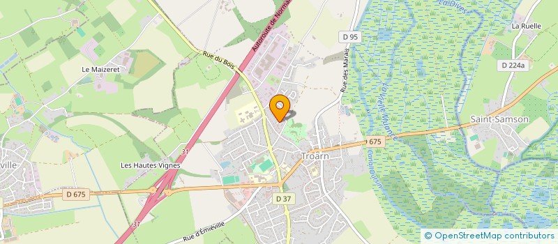 localisation de l'entreprise MONSIEUR LARRY COTEUX  TROARN