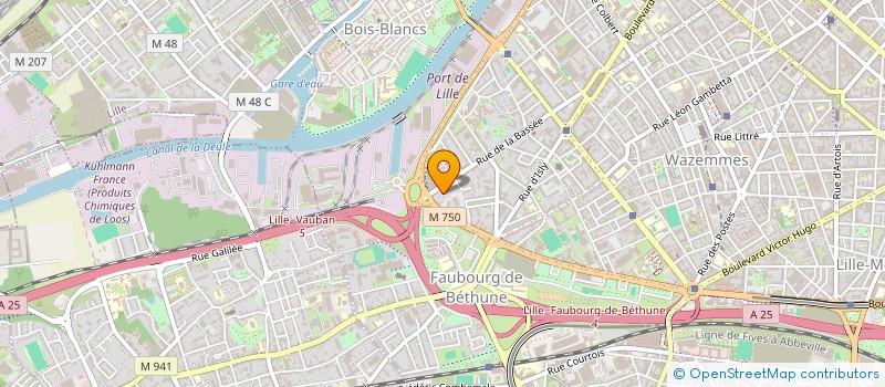 localisation de l'entreprise MONSIEUR LARRY EBAH  LILLE