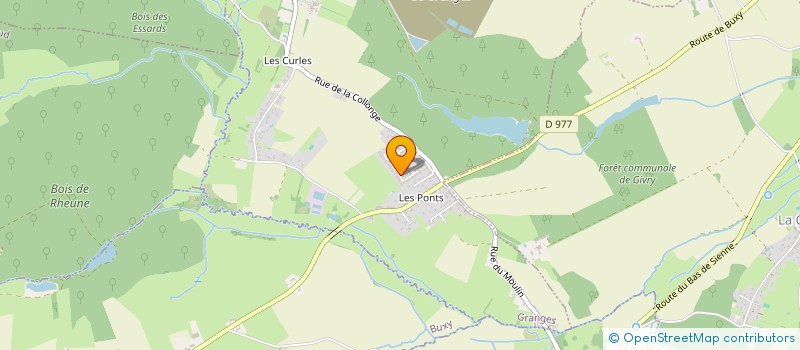 localisation de l'entreprise MONSIEUR LARRY FONTAINE  GRANGES