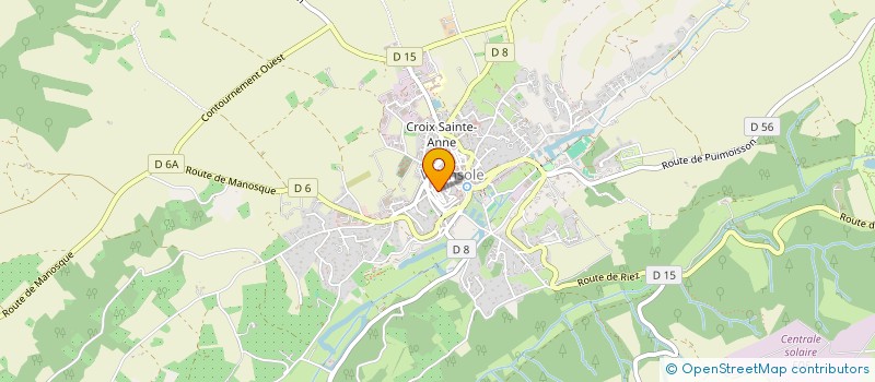 localisation de l'entreprise MONSIEUR LARRY-FRANCK CLAUDE à VALENSOLE