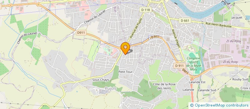 localisation de l'entreprise MONSIEUR LARRY GIMENEZ  PUJOLS