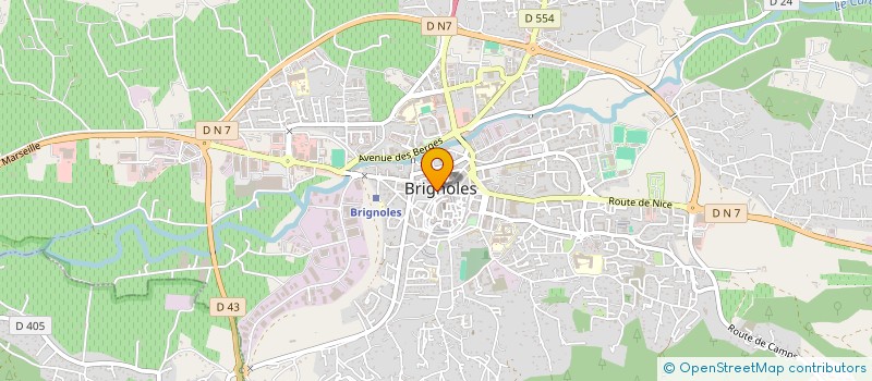 localisation de l'entreprise MONSIEUR LARRY HARNEY  BRIGNOLES