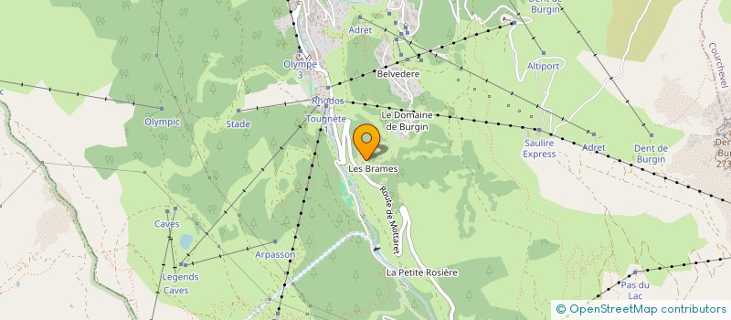 localisation de l'entreprise MONSIEUR LARRY HILLBLOM  LES ALLUES