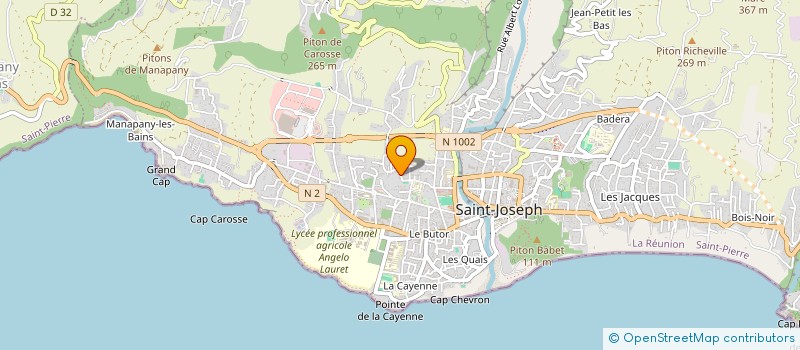 localisation de l'entreprise MONSIEUR LARRY LEBRETON à SAINT-JOSEPH