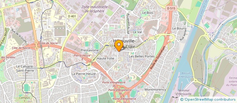 localisation de l'entreprise MONSIEUR LARRY OLA OLUMEGBON  HEROUVILLE-SAINT-CLAIR