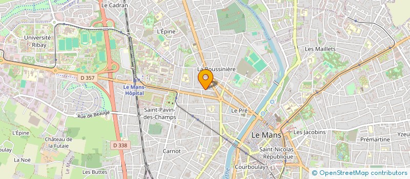 localisation de l'entreprise MONSIEUR LARRY RENAULT à LE MANS
