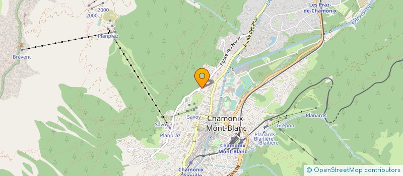 localisation de l'entreprise MONSIEUR LARS GUNNAR FORNELL  CHAMONIX-MONT-BLANC