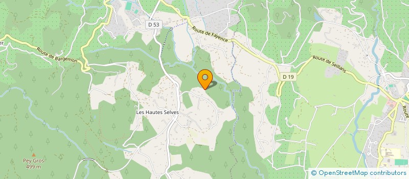 localisation de l'entreprise MONSIEUR LARS RONN  SEILLANS