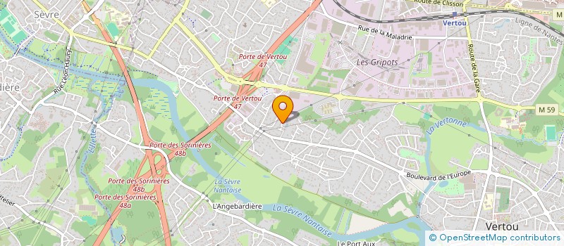 localisation de l'entreprise MONSIEUR LARY MARCHAND  VERTOU