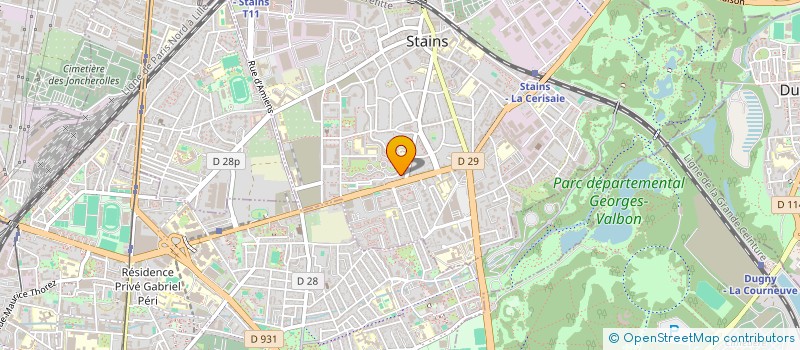 localisation de l'entreprise MONSIEUR LASANA DOUCOURE à STAINS