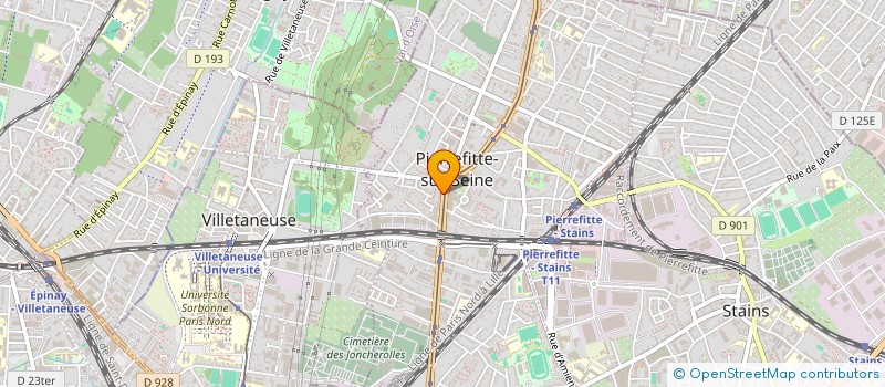 localisation de l'entreprise MONSIEUR LASCONI KINKELA à PIERREFITTE-SUR-SEINE