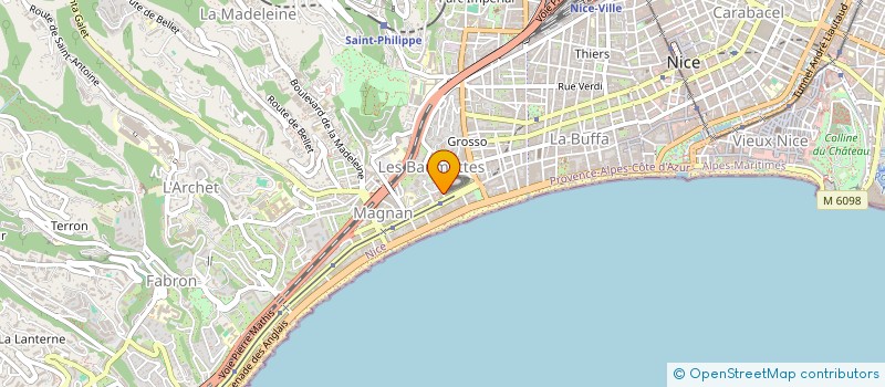 localisation de l'entreprise MONSIEUR LASHA MIKABERIDZE à NICE