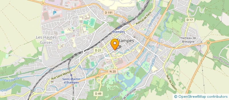 localisation de l'entreprise MONSIEUR LASHA MOSIASHVILI à ETAMPES