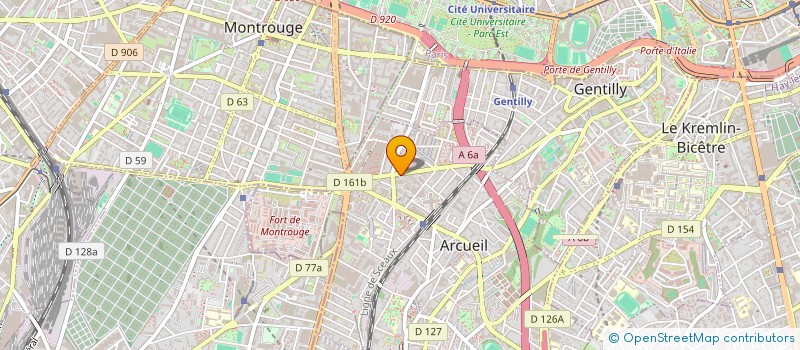 localisation de l'entreprise MONSIEUR LASHA SVIANASHVILI à ARCUEIL