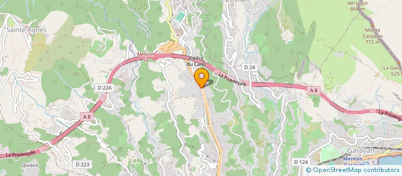 localisation de l'entreprise MONSIEUR LASSAAD AYACHI  MENTON