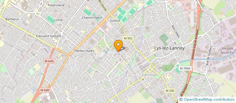 localisation de l'entreprise MONSIEUR LASSAAD BEN HASSINE  LYS-LEZ-LANNOY