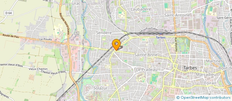 localisation de l'entreprise MONSIEUR LASSAAD BOUSSAOUD  TARBES