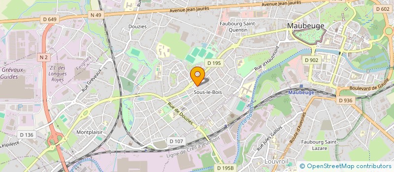 localisation de l'entreprise MONSIEUR LASSAAD FAKHFAKH à MAUBEUGE