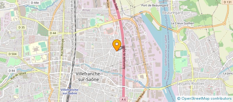 localisation de l'entreprise MONSIEUR LASSAAD HADDAJI à VILLEFRANCHE-SUR-SAONE