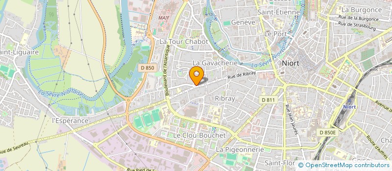 localisation de l'entreprise MONSIEUR LASSAAD HARABI  NIORT