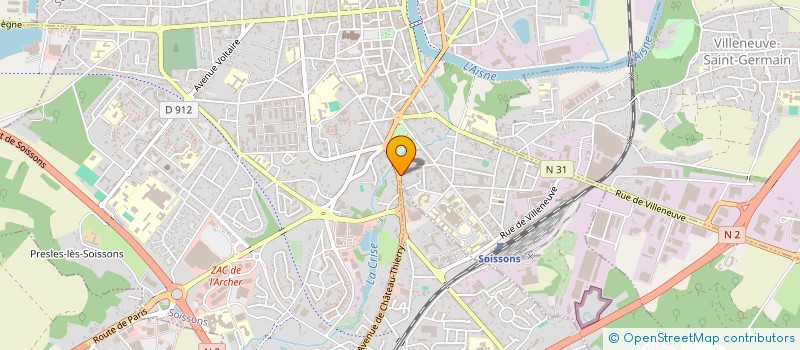 localisation de l'entreprise MONSIEUR LASSAAD KADDOUR à SOISSONS