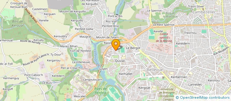 localisation de l'entreprise MONSIEUR LASSAAD KUBAA à BREST