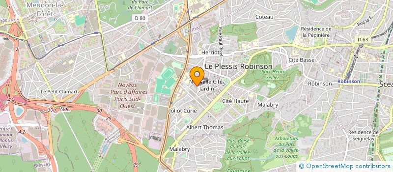 localisation de l'entreprise MONSIEUR LASSAAD MOUAJRIA à LE PLESSIS-ROBINSON