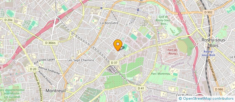 localisation de l'entreprise MONSIEUR LASSAD KHEDER à MONTREUIL