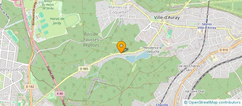 localisation de l'entreprise MONSIEUR LASSAID DAKHLI  VILLE D AVRAY