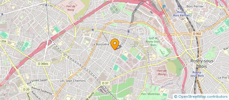localisation de l'entreprise MONSIEUR LASSANA BARADJI à MONTREUIL