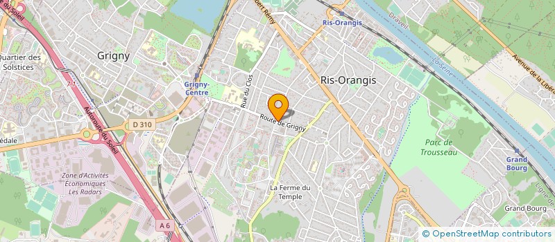 localisation de l'entreprise MONSIEUR LASSANA CAMARA  RIS-ORANGIS